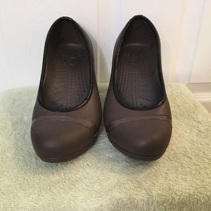 Crocs Lena Wedge Heels